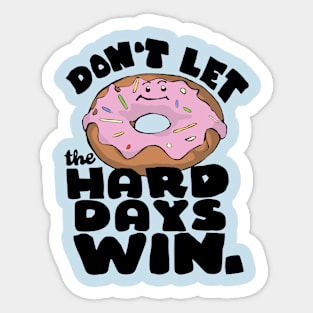 funny donut saying Sticker